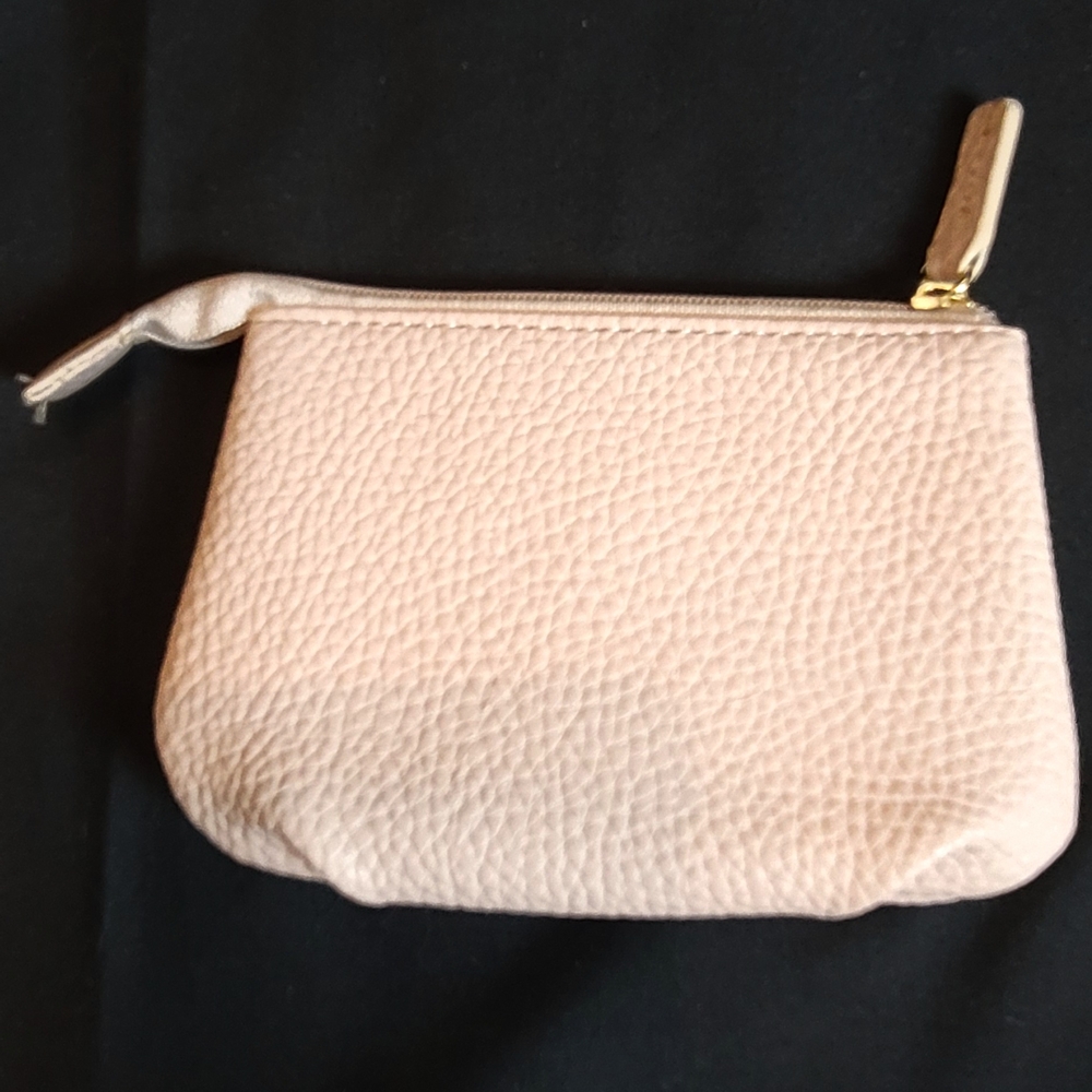 Julia Buxton Vegan Leather Women's Pleated Coin Pouch